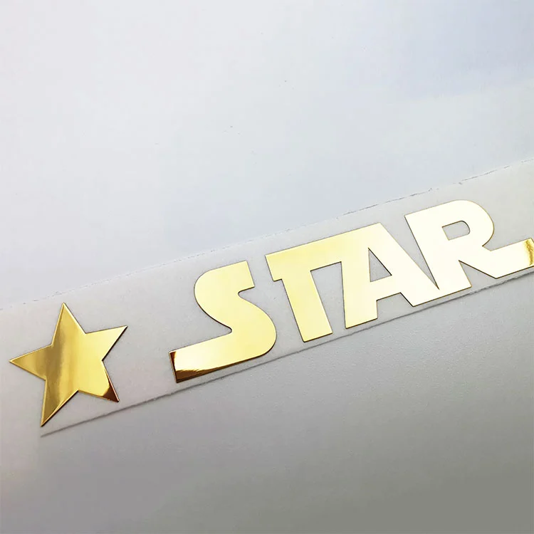 Nickel Metal Label Sticker