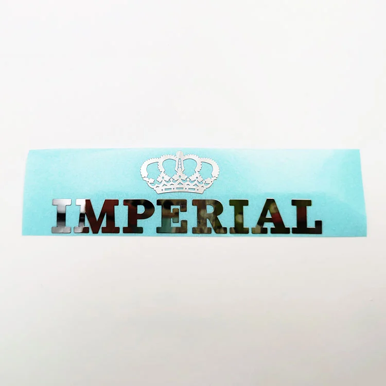Nickel Transfer Sticker Letters