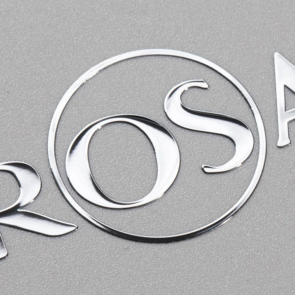 Electroplated Nickel Label