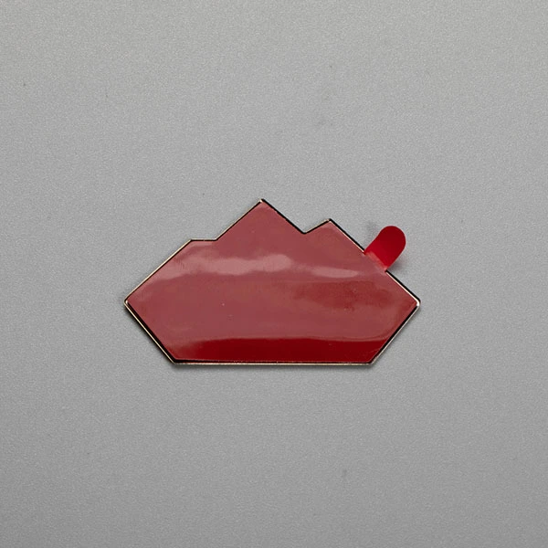 3D Nickel Logo Label