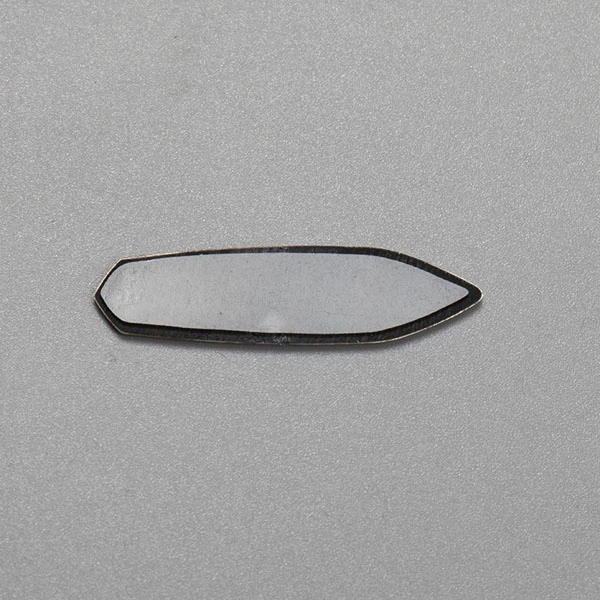 custom electroform logo label 3d metal name plate nickel sticker