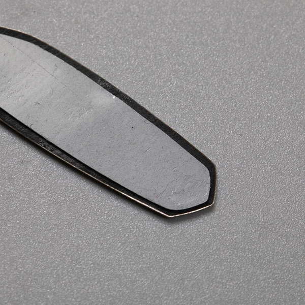 custom electroform logo label 3d metal name plate nickel sticker