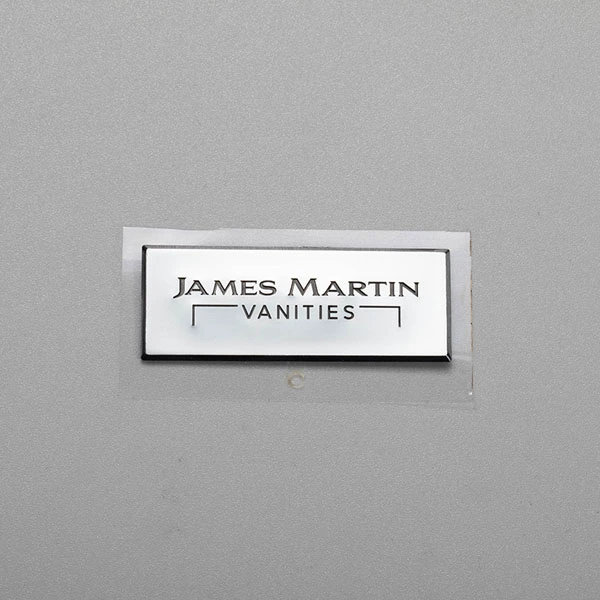 3D nickel Sticker Label