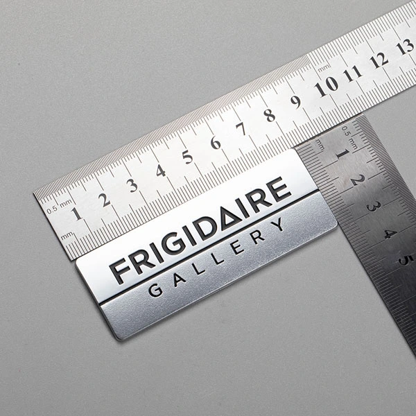 Wholesale Plastic ABS Chrome Manufacturer Unique fridge Badges freezer Emblems