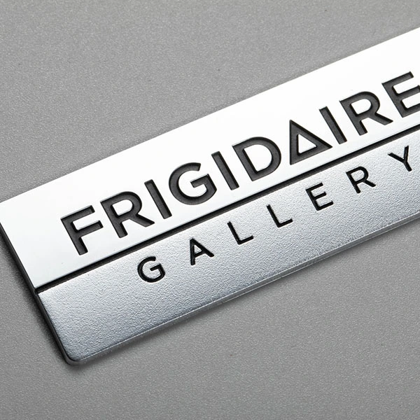 Wholesale Plastic ABS Chrome Manufacturer Unique fridge Badges freezer Emblems