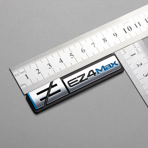 Custom Acrylic Nameplate Plastic Injection Moulding Clear Tag Electroplating ABS Chrome Labels