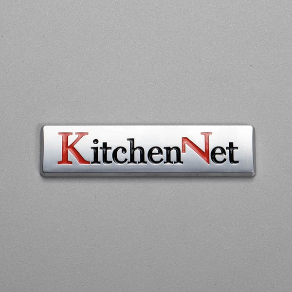 Manufacturer Custom ABS Plastic Letter Emblem Sticker Specialized refrigerator Decorative Emblems