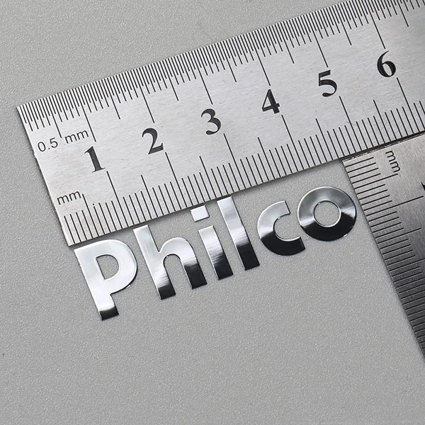 Electroforming Nameplate Sticker