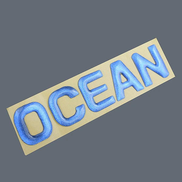 Logo Resin Epoxy Sticker