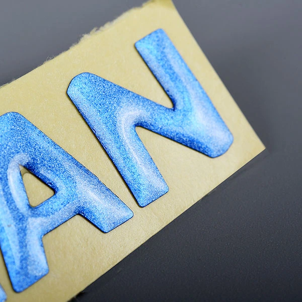 Logo Resin Epoxy Sticker