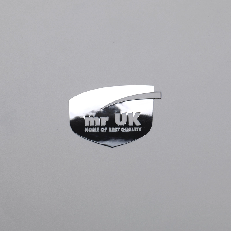 Customized Chrome Glossy Thin Emblem Logo with 3M adhesive