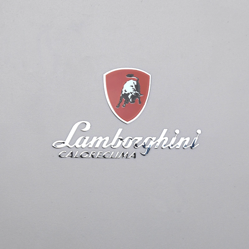 Metal Electroplating Sticker Printing Colorful Logo Label