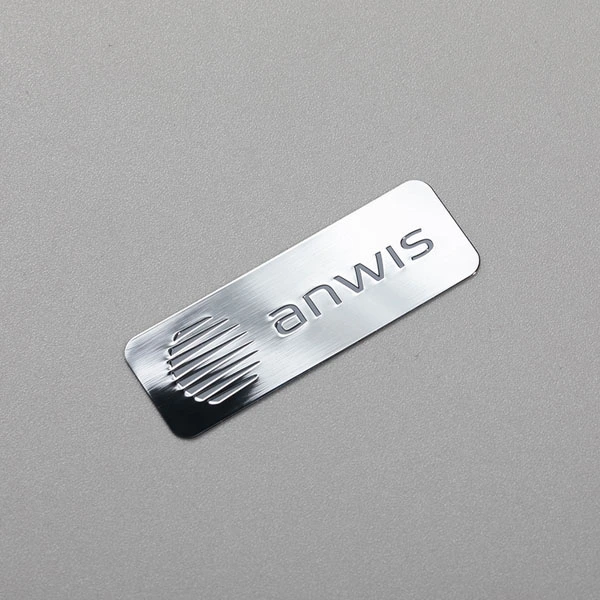 Metallic Letters Labels