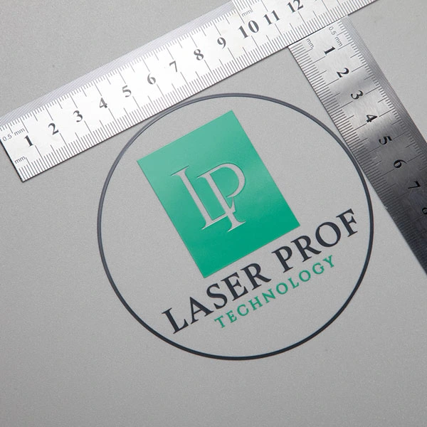 Nickel Logo Metal Label Sticker
