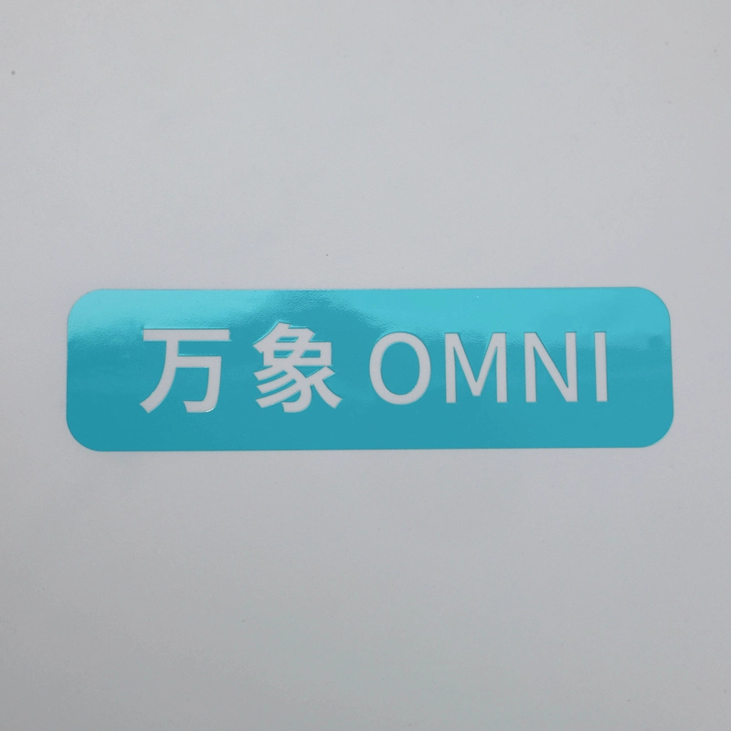 Home Appliance Electroplating Label with paint spraying color
