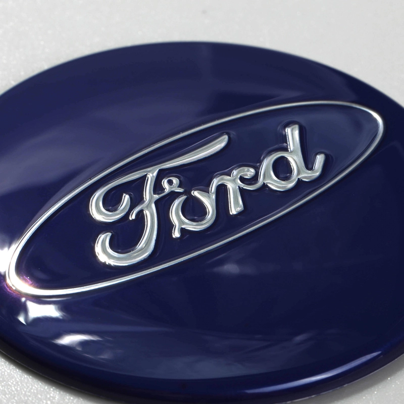 Aluminum labels for car wheel hub decoration metal emblem
