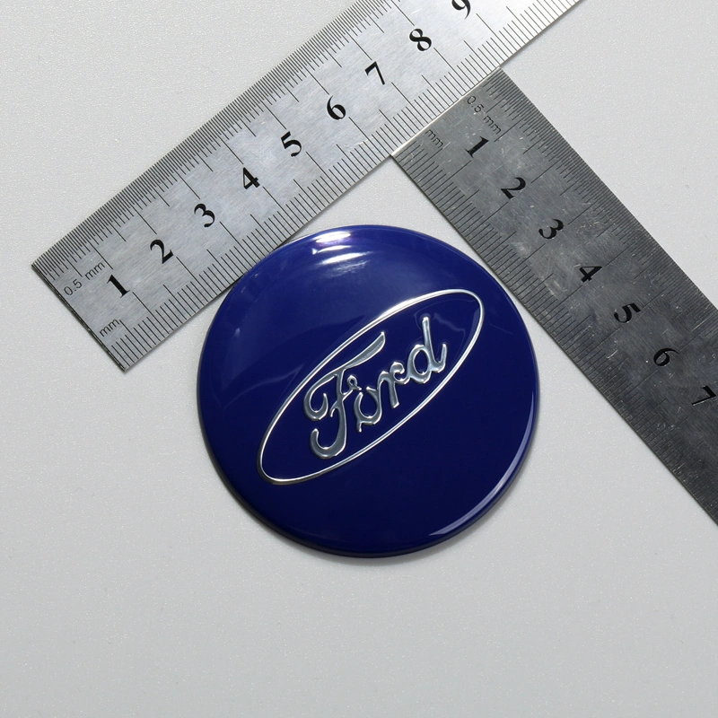 Aluminum labels for car wheel hub decoration metal emblem
