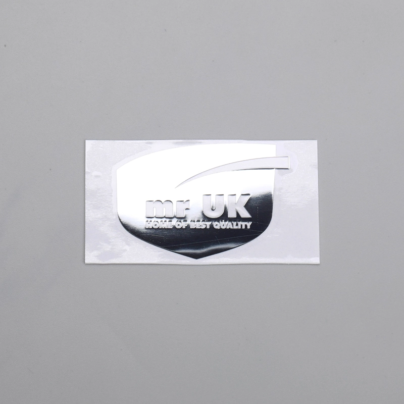 Customized Chrome Glossy Thin Emblem Logo with 3M adhesive
