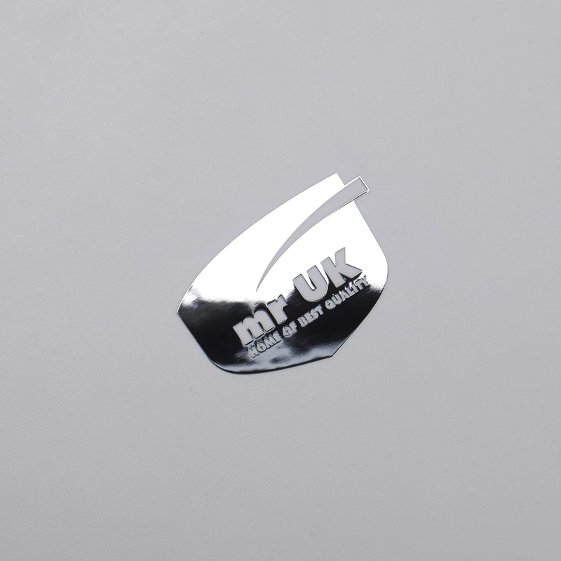Customized Chrome Glossy Thin Emblem Logo with 3M adhesive