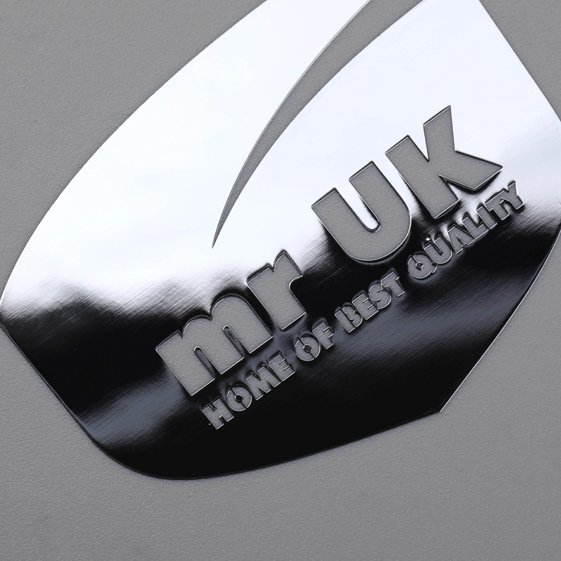 Customized Chrome Glossy Thin Emblem Logo with 3M adhesive