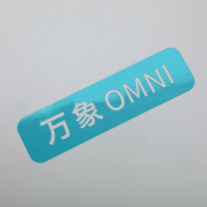 Home Appliance Electroplating Label with paint spraying color
