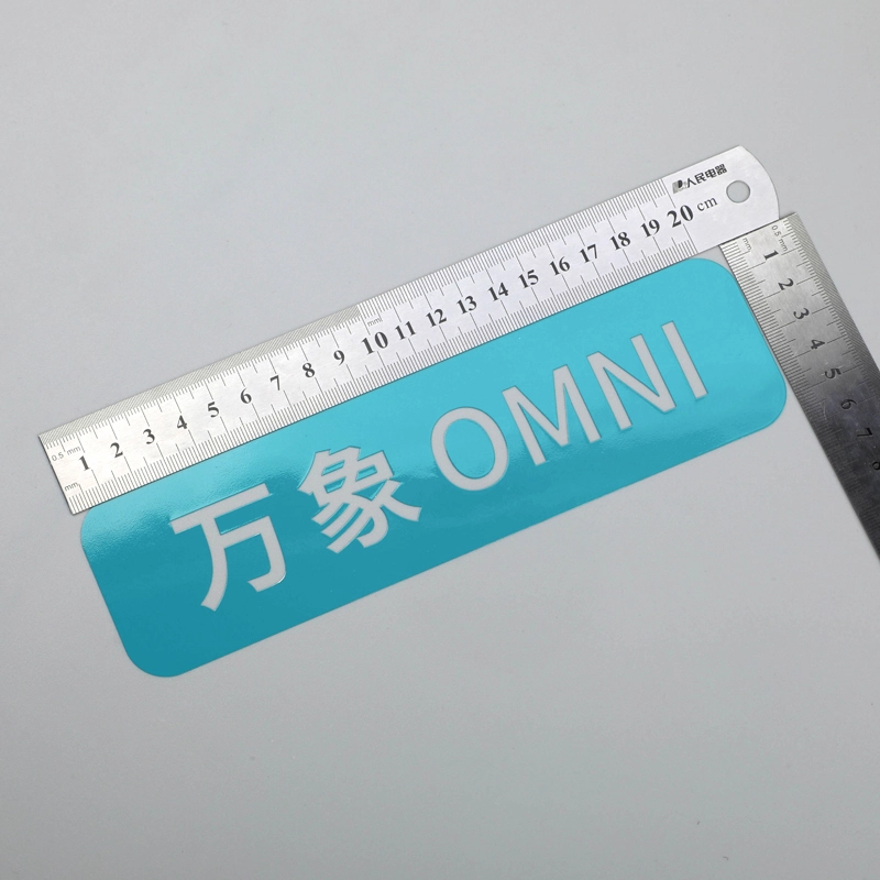 Home Appliance Electroplating Label with paint spraying color