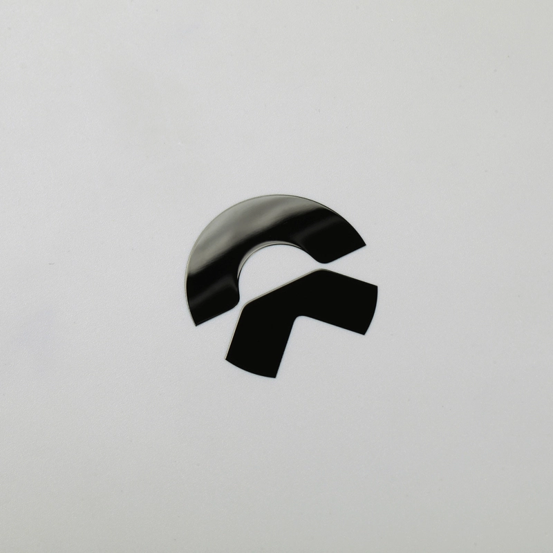 3D Nickel Sticker Chrome Black Car Emblem Logo