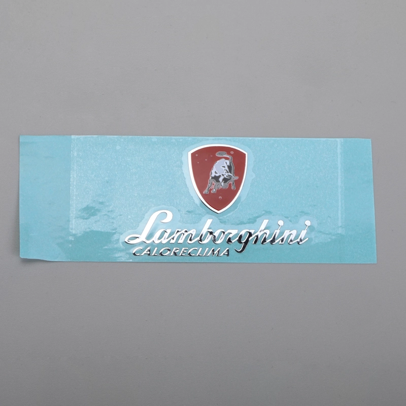 Metal Electroplating Sticker Printing Colorful Logo Label
