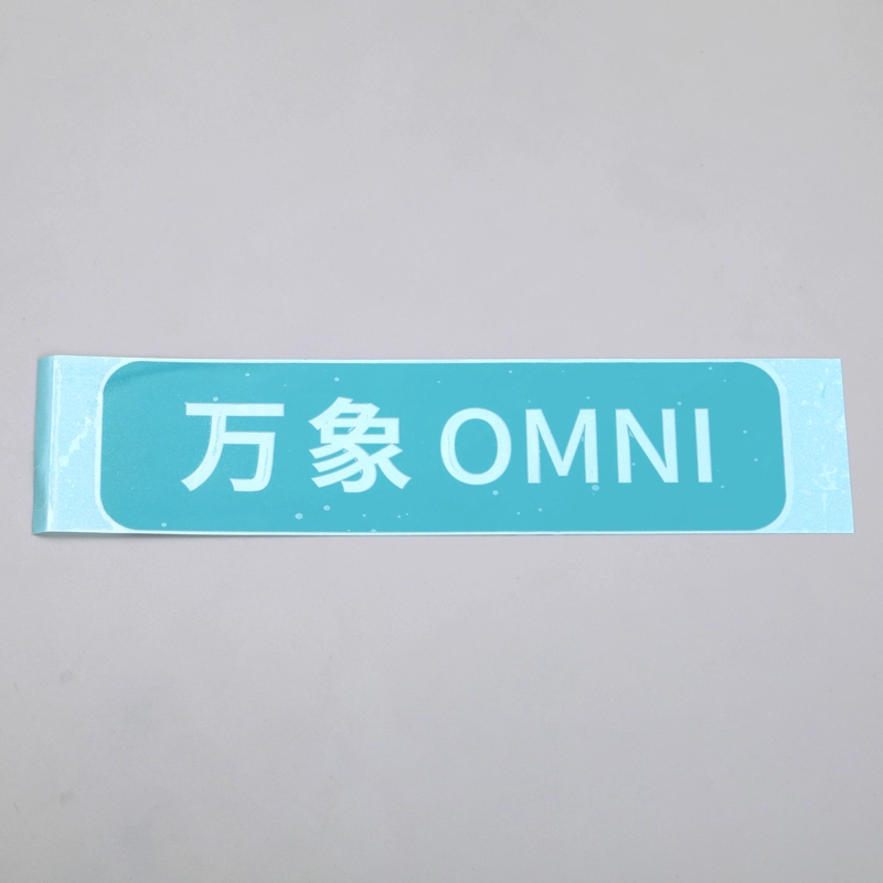 Home Appliance Electroplating Label with paint spraying color