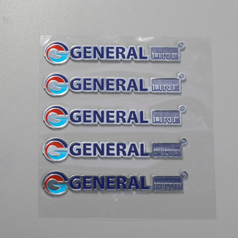 Aluminum Embossed Logo Nameplate For refrigerator