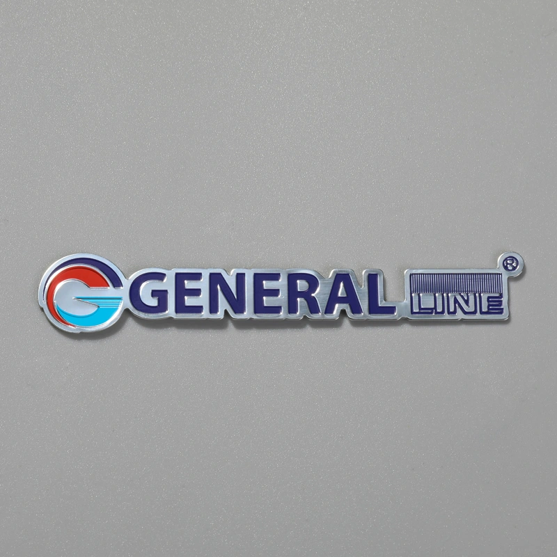 Aluminum Embossed Logo Nameplate For refrigerator