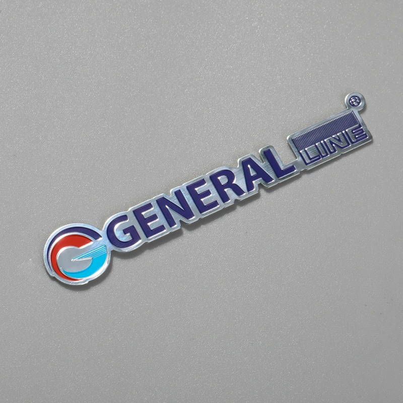 Aluminum Embossed Logo Nameplate For refrigerator