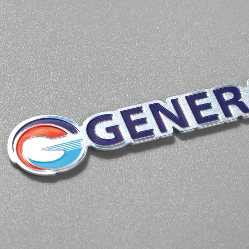 Aluminum Embossed Logo Nameplate For refrigerator