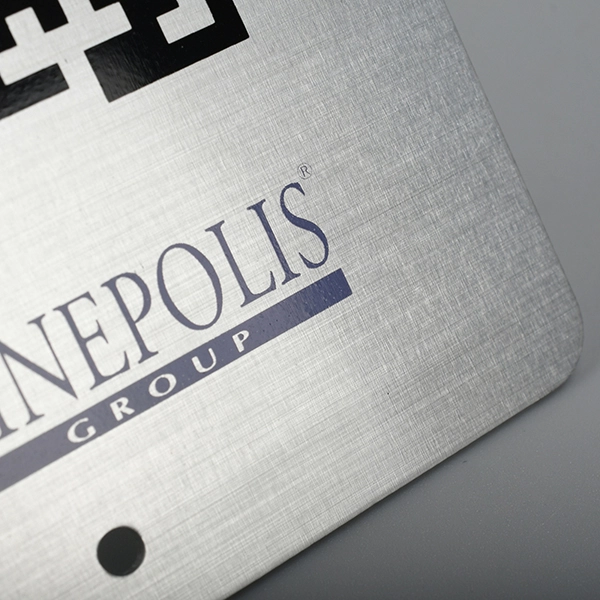 QR code aluminum label