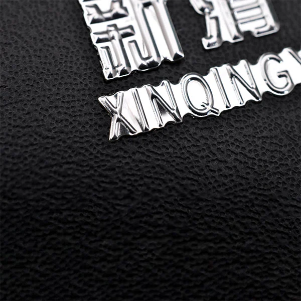 Soft Plastic 3D Logo Label