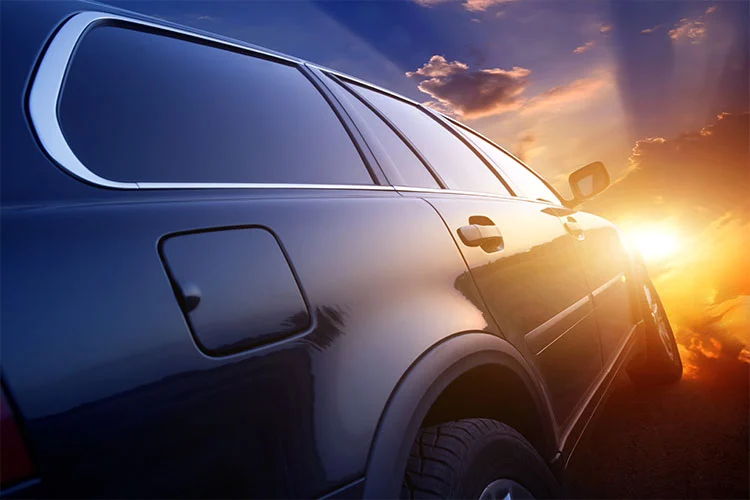 Surface of outdoor equipment such as automobiles